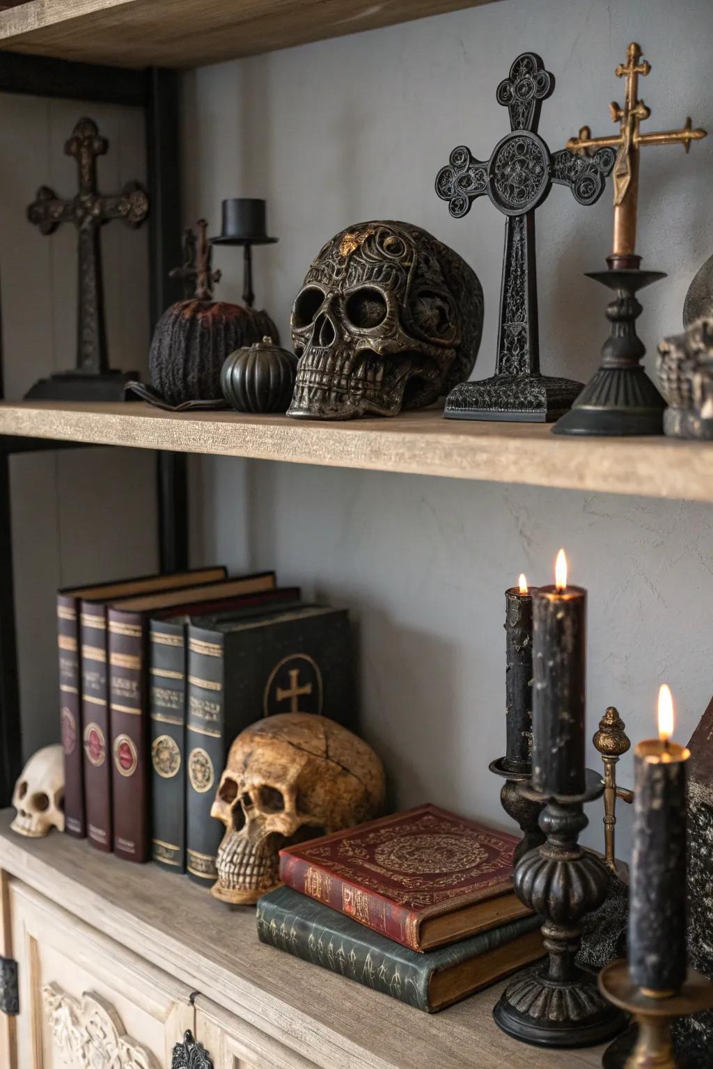 Macabre emblems to intrigue and captivate.