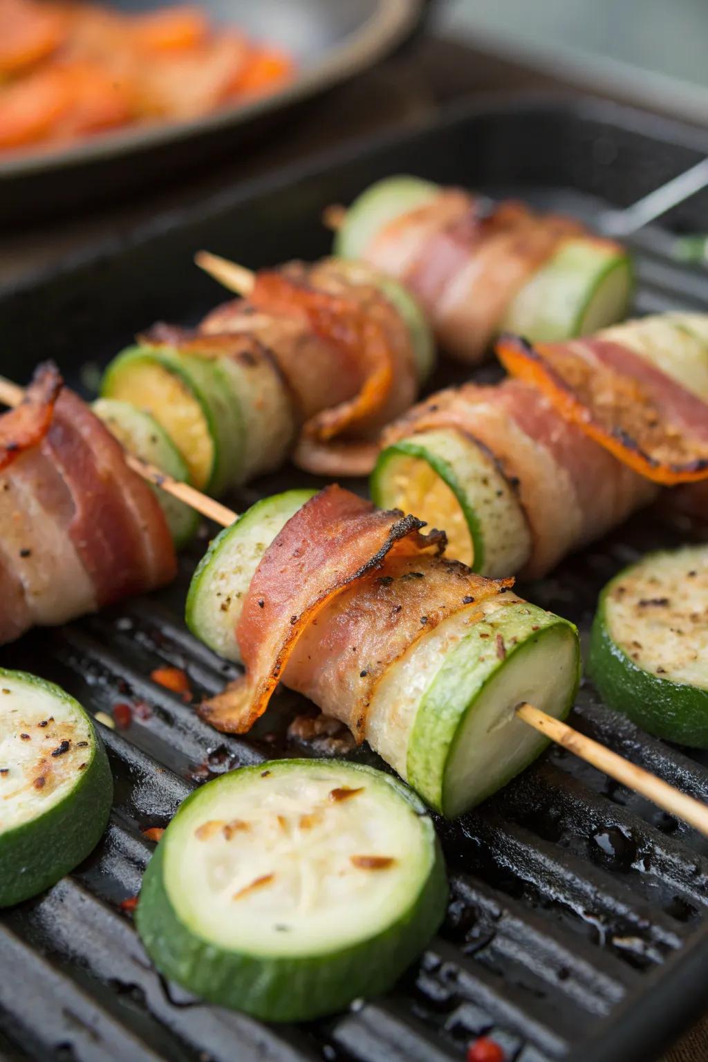 Stuffed and wrapped delicacies add an exciting twist to the traditional grilling experience.