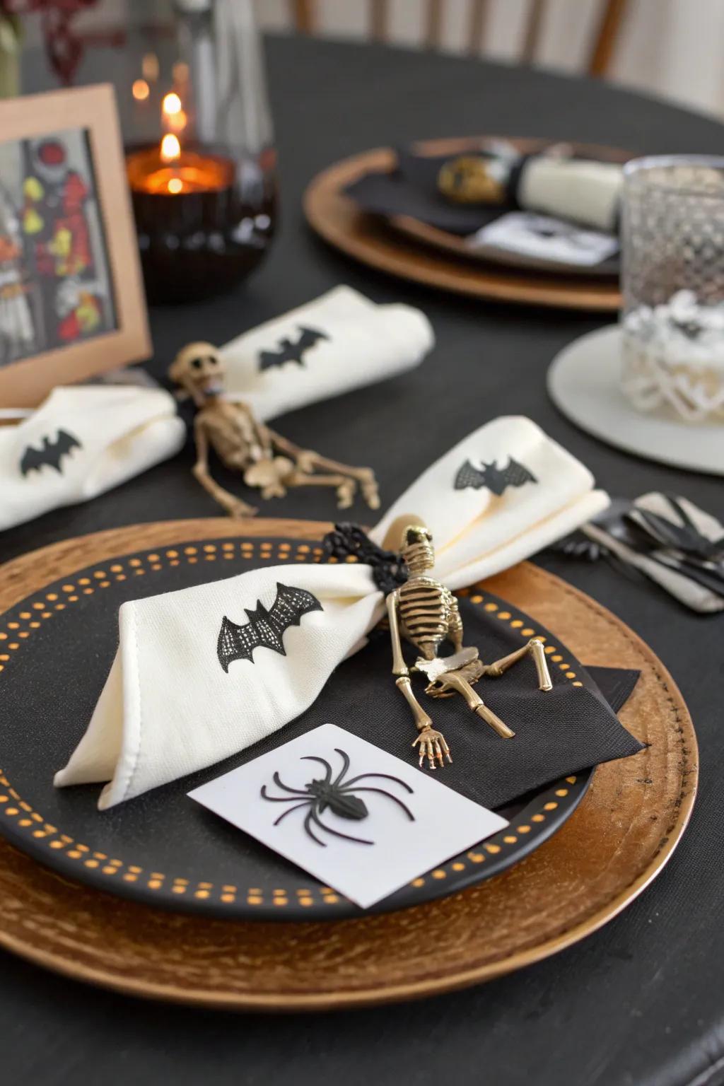 Themed spot settings inject a playful and tailored element.