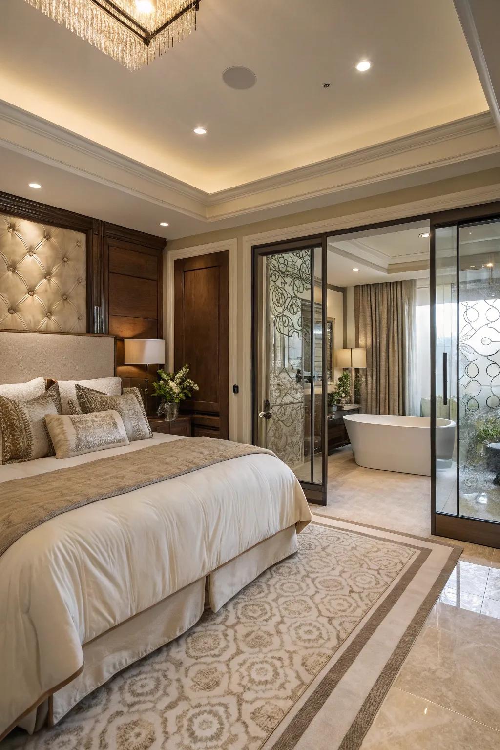 A master suite offering complete relaxation.