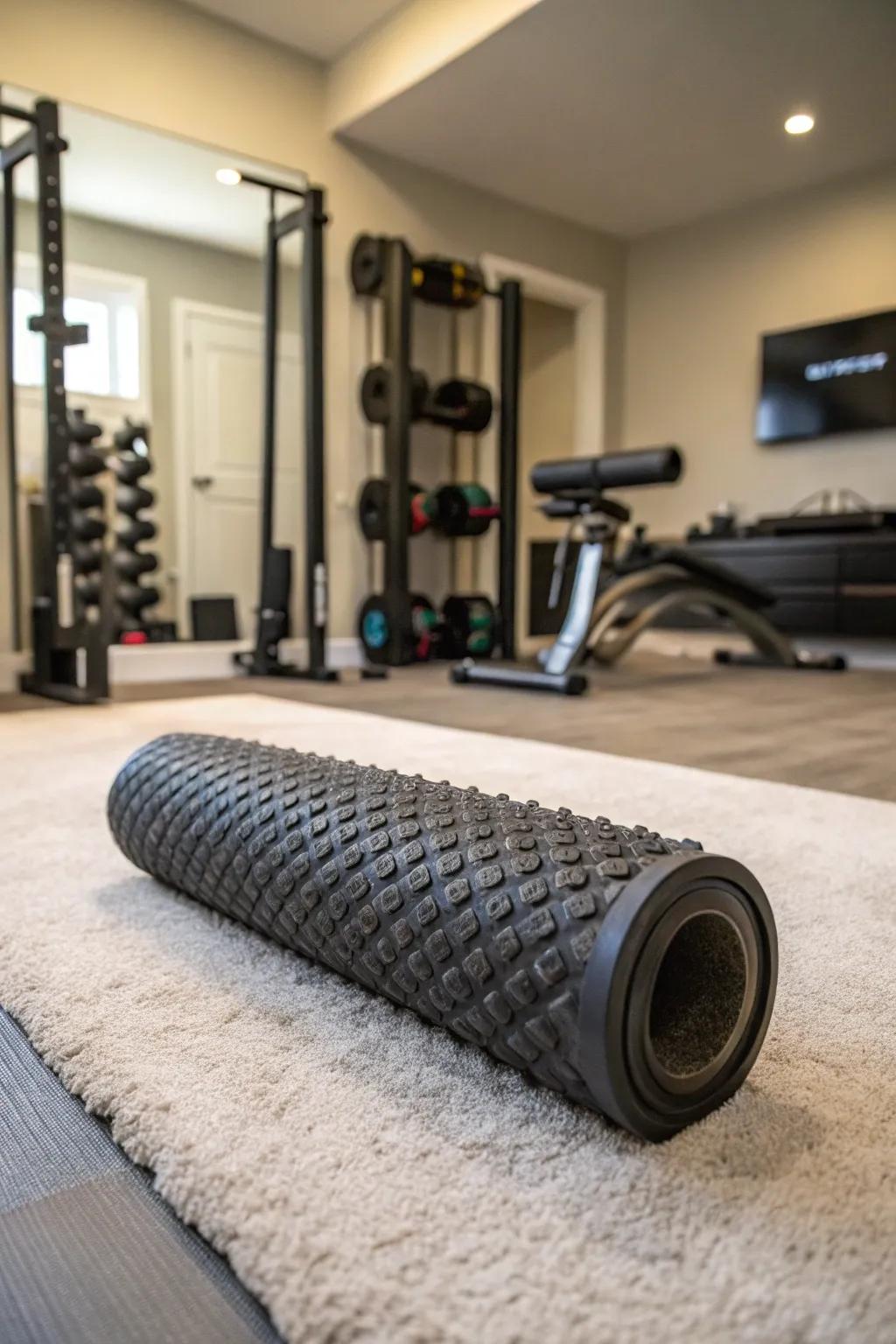 Densified-Foam Roller: Indispensable for muscle care.