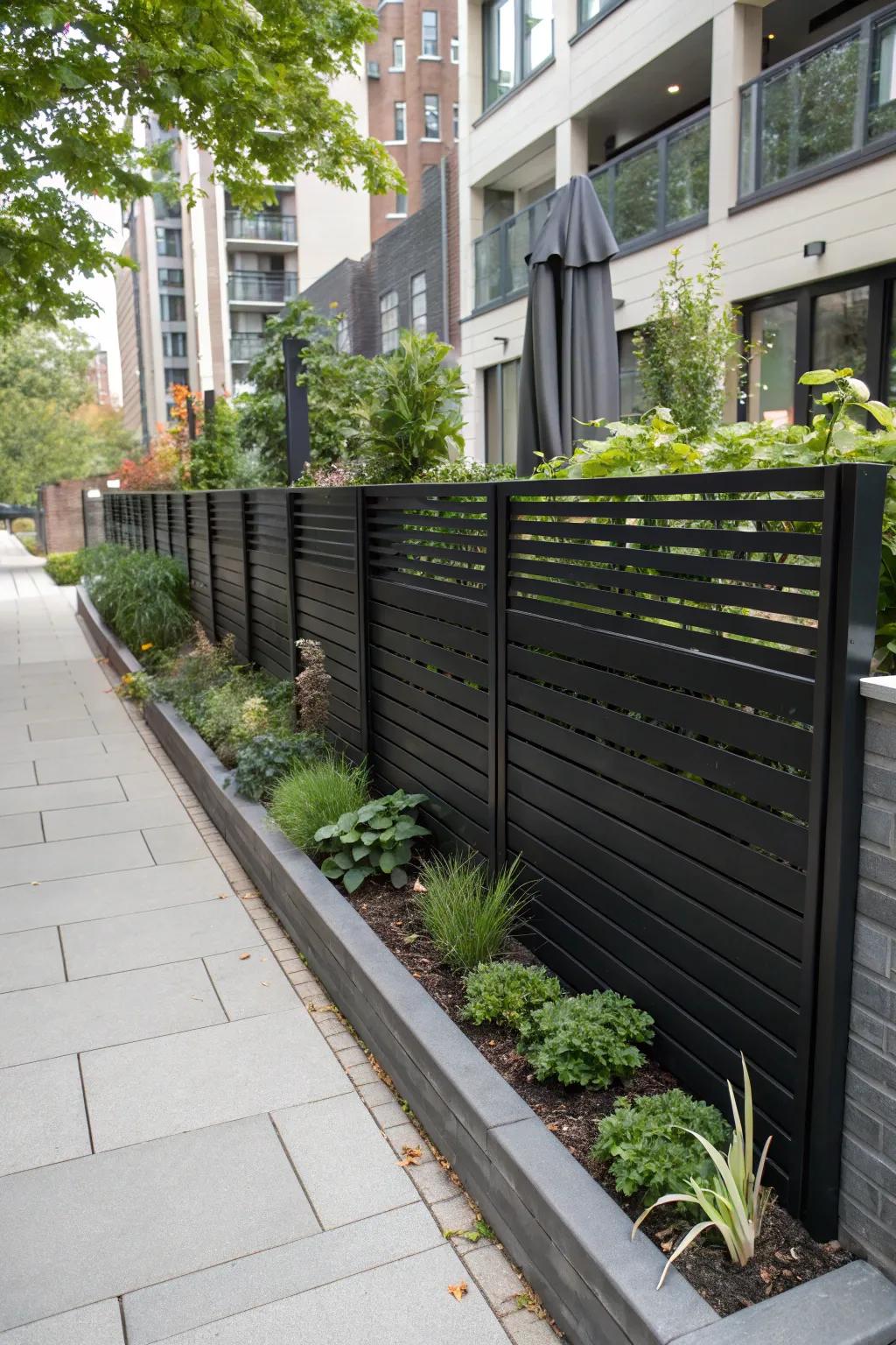 Simple and modern, black polymer makes a statement.
