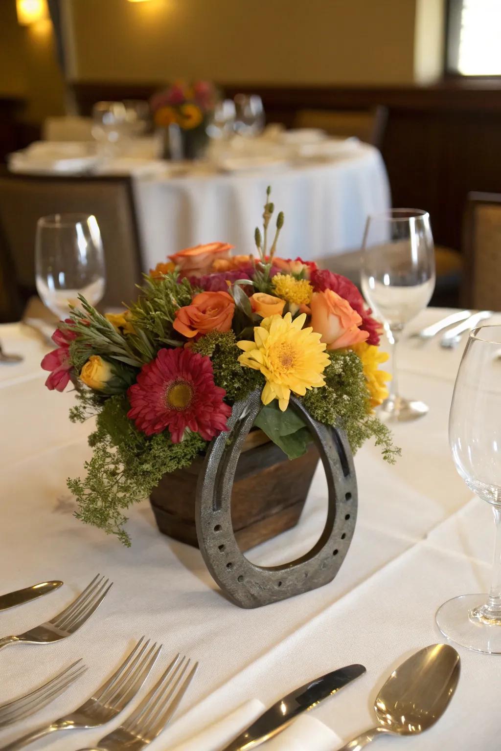 A vibrant floral display utilizes an <strong>equine neckwear</strong> as its core.” loading=”lazy” class=”pimg”>
	</picture><figcaption>A vibrant floral display utilizes an <strong>equine neckwear</strong> as its core.</figcaption></figure>
<p>Introduce a splash of color by using an <strong>equine neckwear</strong> as the basis for floral arrangements. I find it lovely how it incorporates a natural element inside, especially with wildflowers.</p>
<h3>Might be a good match:</h3>
<ul class=