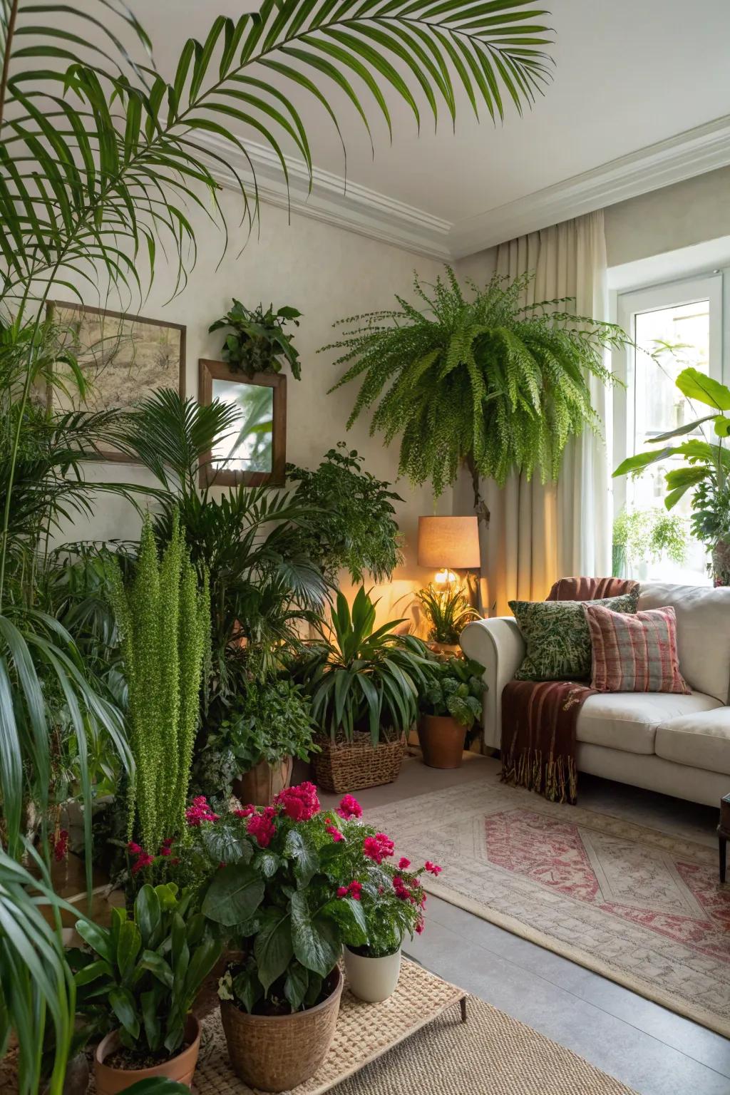 Indoor plants bring a touch of nature indoors.