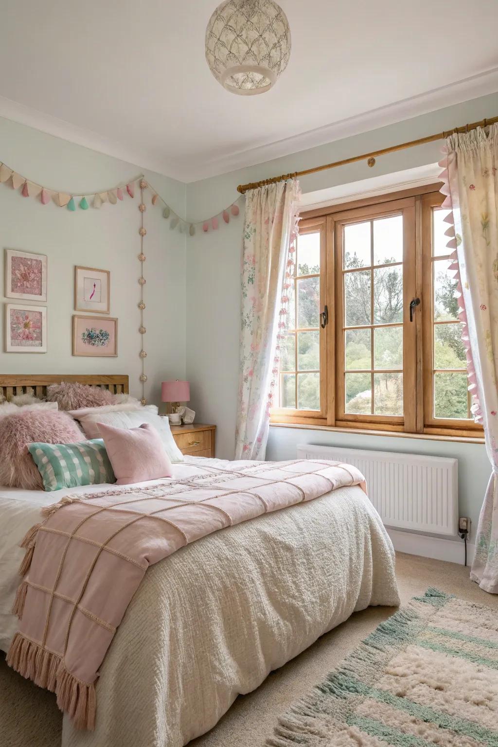 Soft tone frames introduce a delicate hint of color to your area.