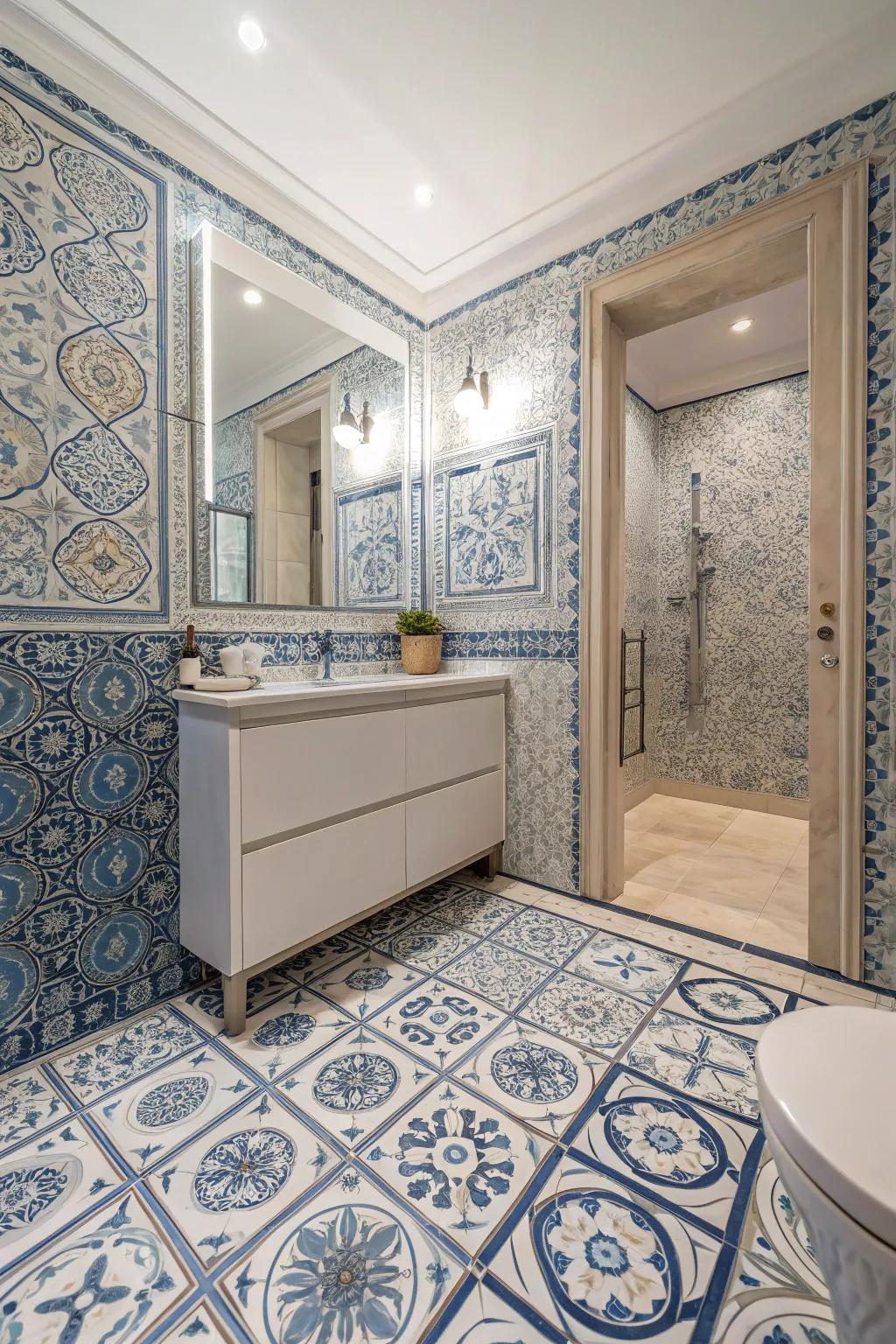 Designed tiles include ageless style to your home.
