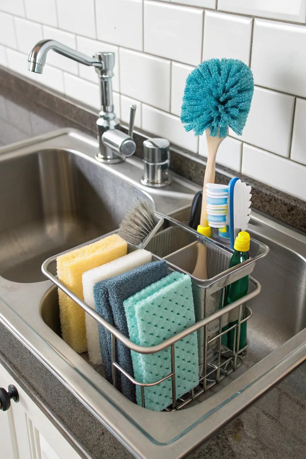 Magnetic mounts provide a streamlined and reliable storage solution.