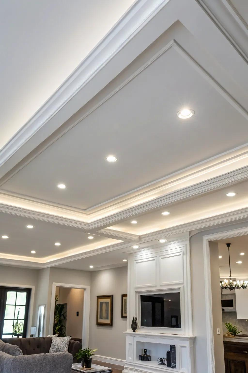 Subsurface lights provide a spotless, minimalist lighting option.