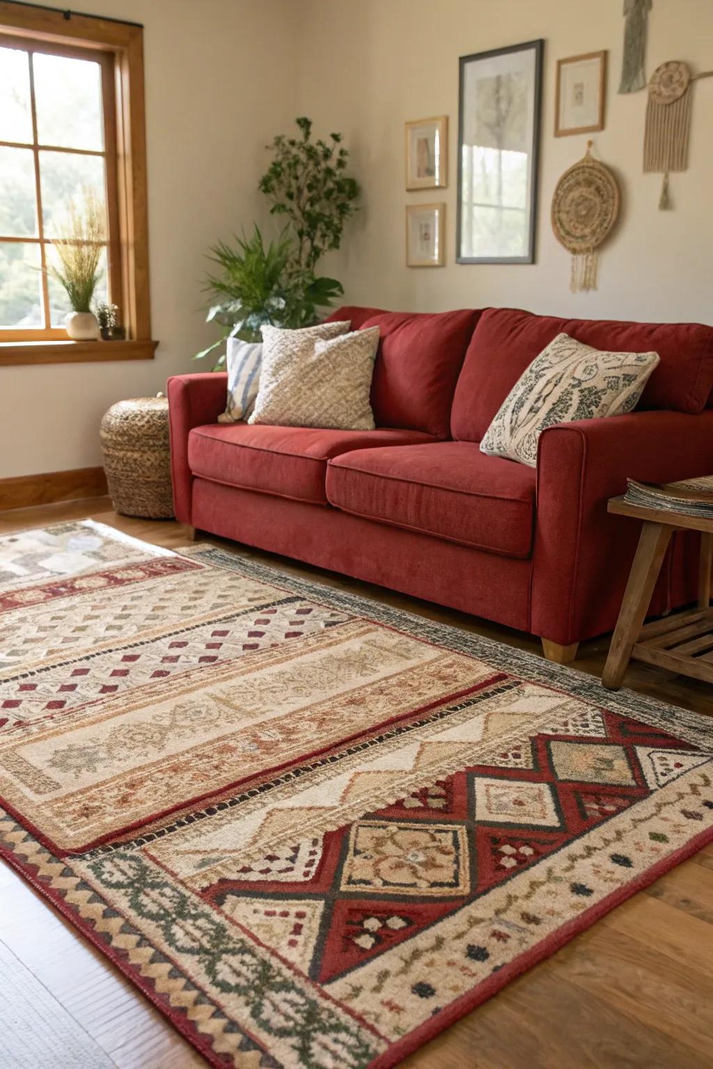 Graded floor coverings offer a plush foundation for your living area, enhancing comfort and panache.