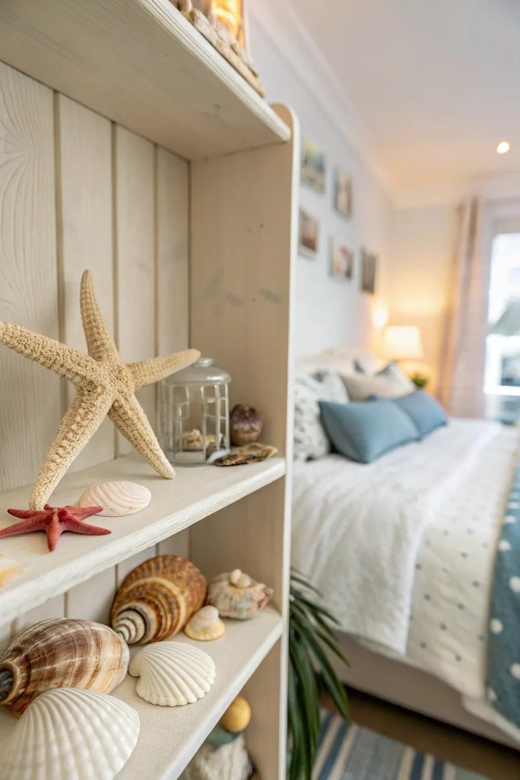 Seashells and sea stars: basic yet impactful design components.