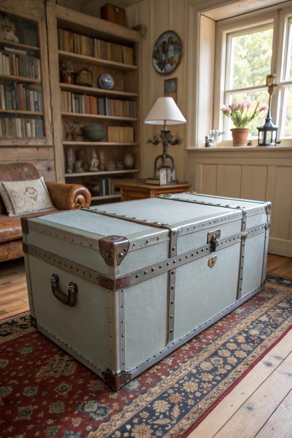 Chalk-style paint delivers a timeless, retro look.