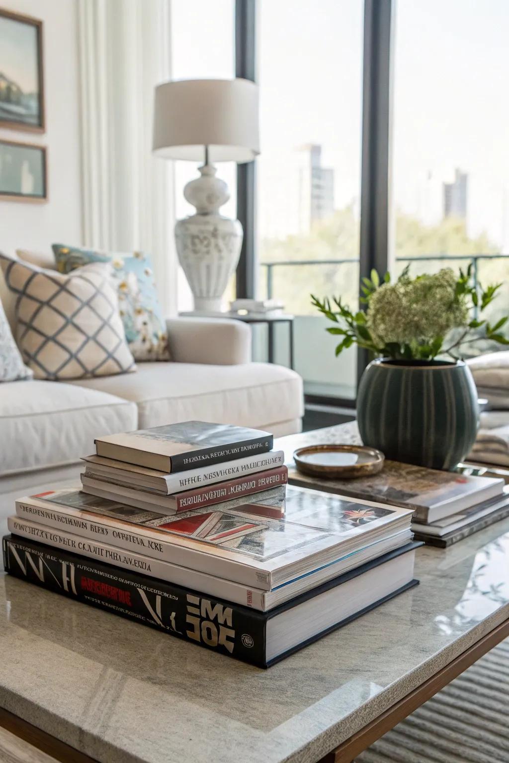 Books are not just for reading—they're also for decoration!