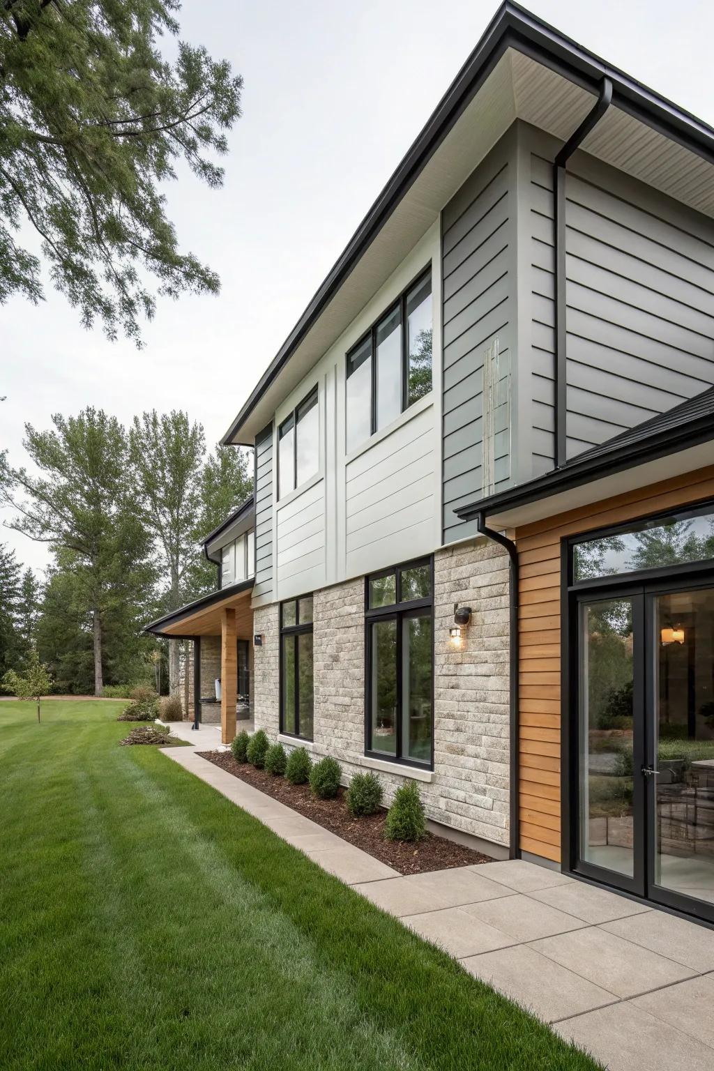 Mixing textures can greatly amplify your home's visual charm.