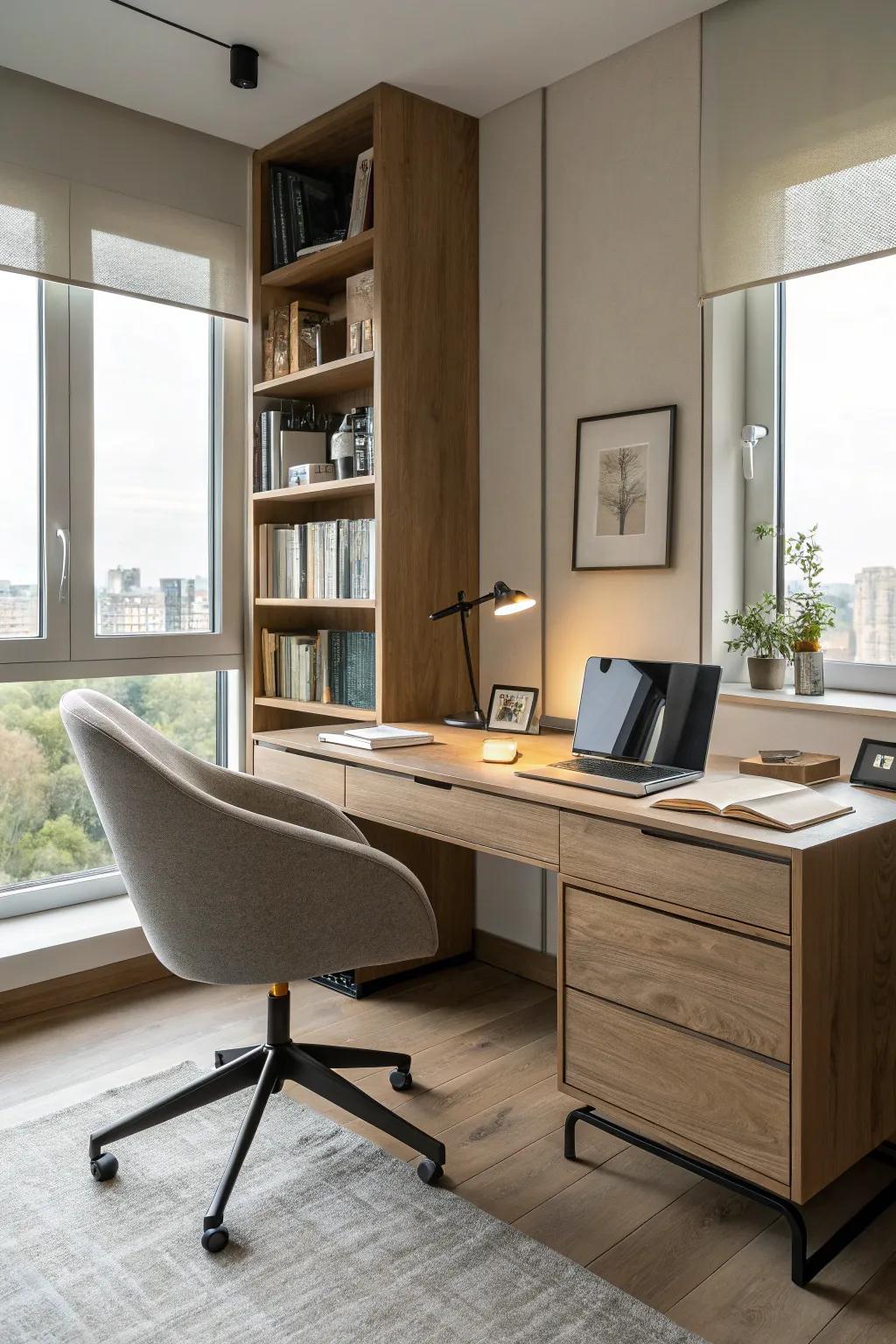 Elegant yet functional furniture that promotes efficiency.