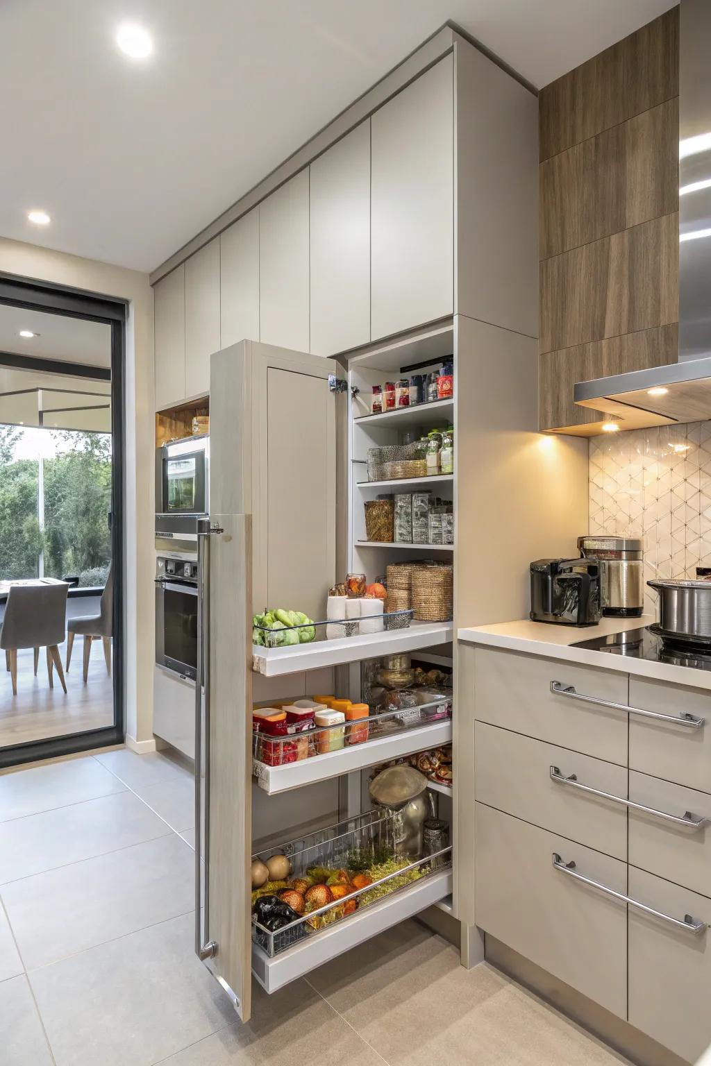 Upgrade kitchen organization with innovative storage solutions.