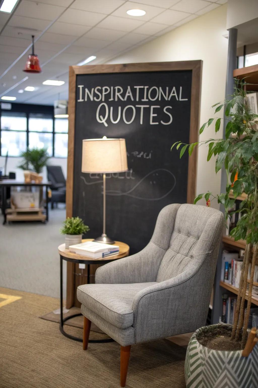 Let your office be a hub of daily encouragement.