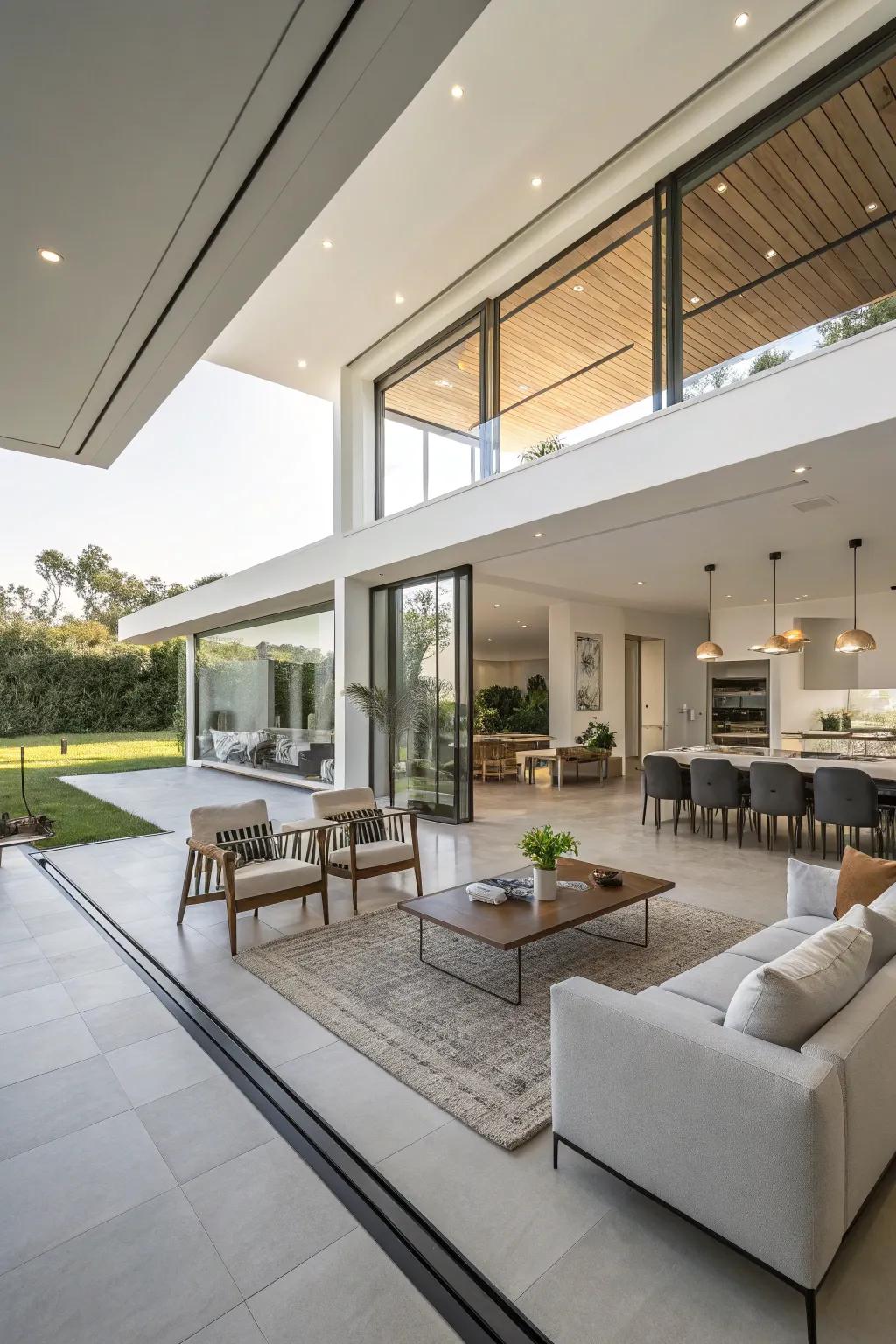 The reduction theme emphasizes sharp outlines and spaciousness.