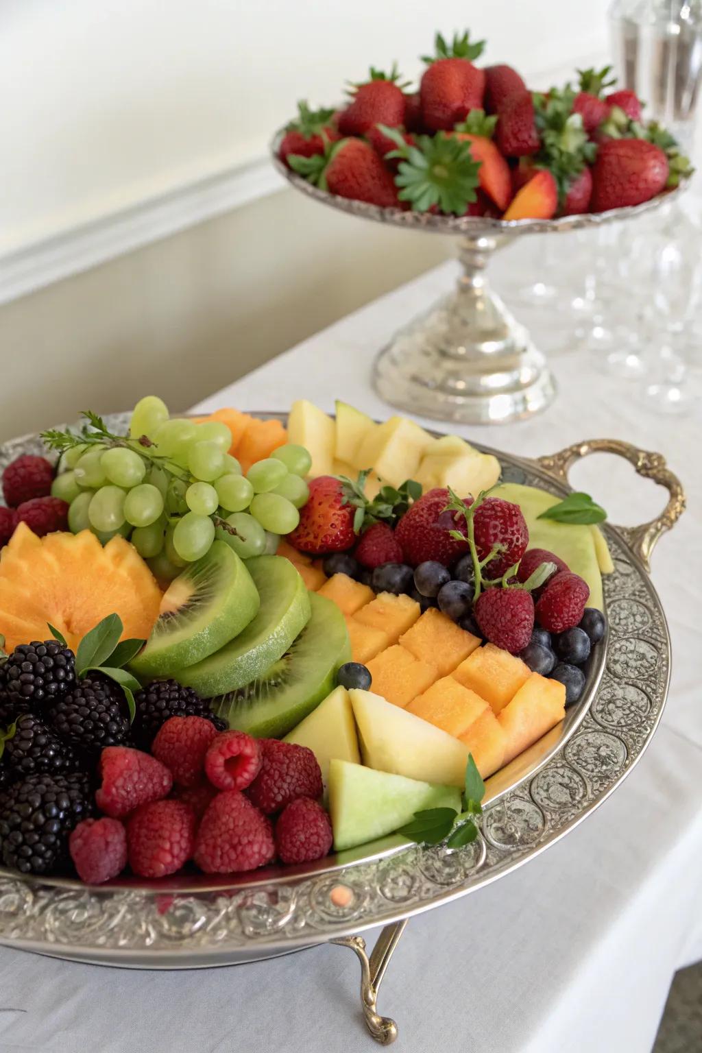 A lush array of fresh fruits, an invitation to pure indulgence.