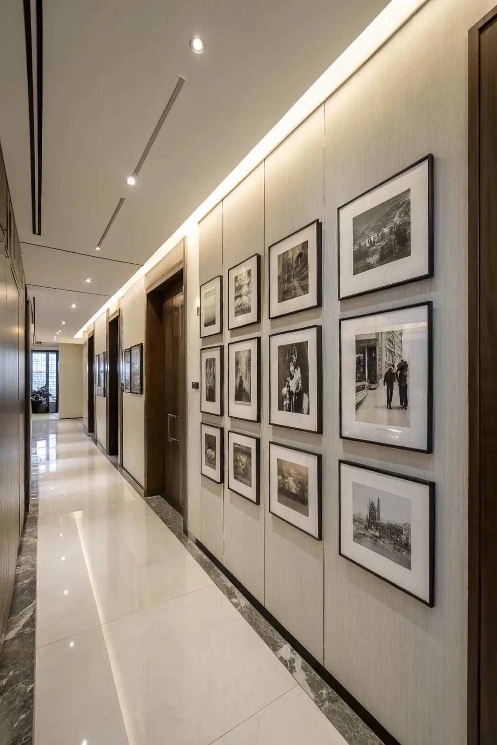 A monochrome design radiating elegance and simplicity.