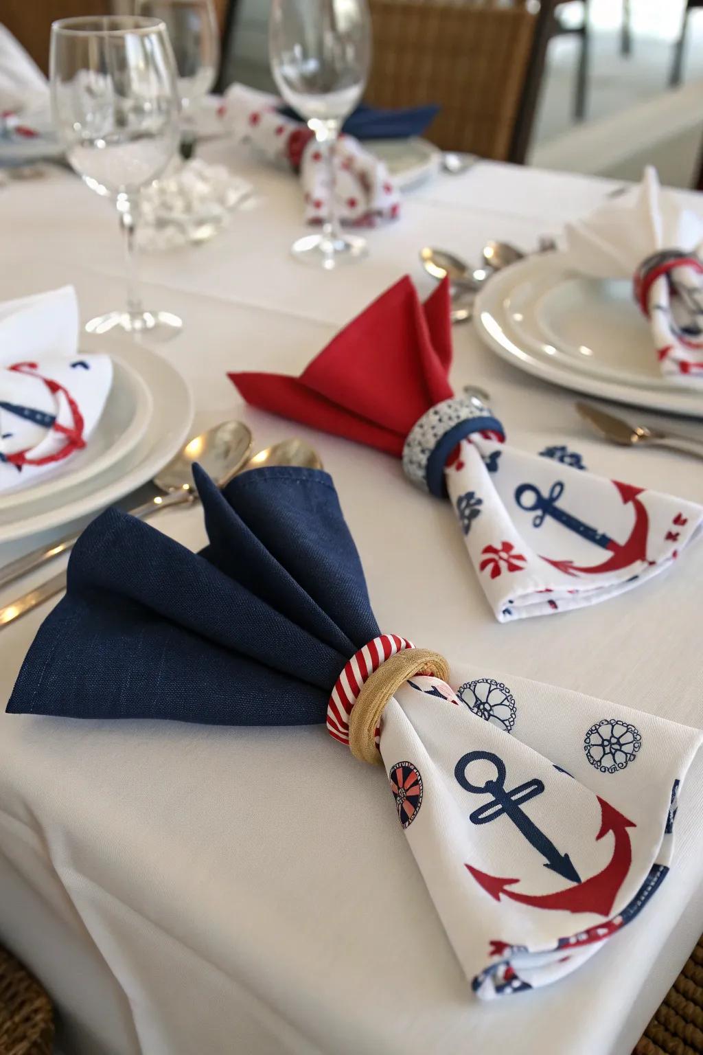 Inject character with themed linens.