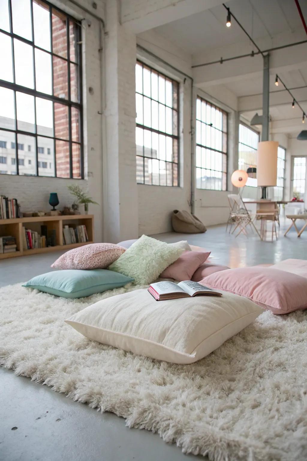 Lofts offer a tranquil escape, perfect for reading and unwinding.