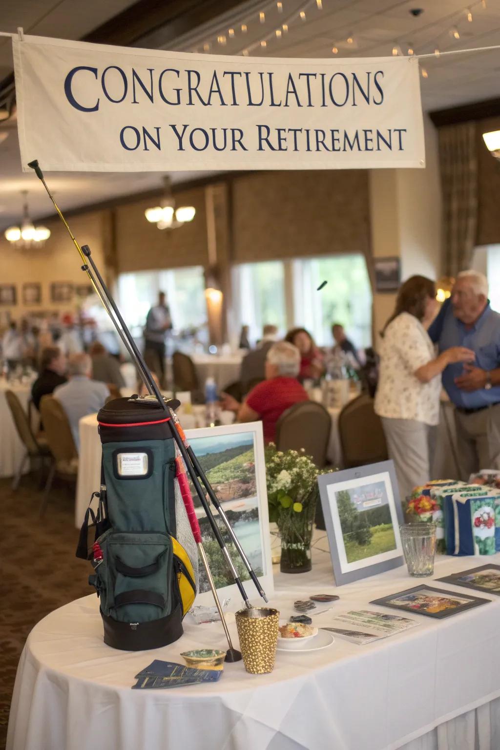 Themed table presentations give the celebration a tailored feel.