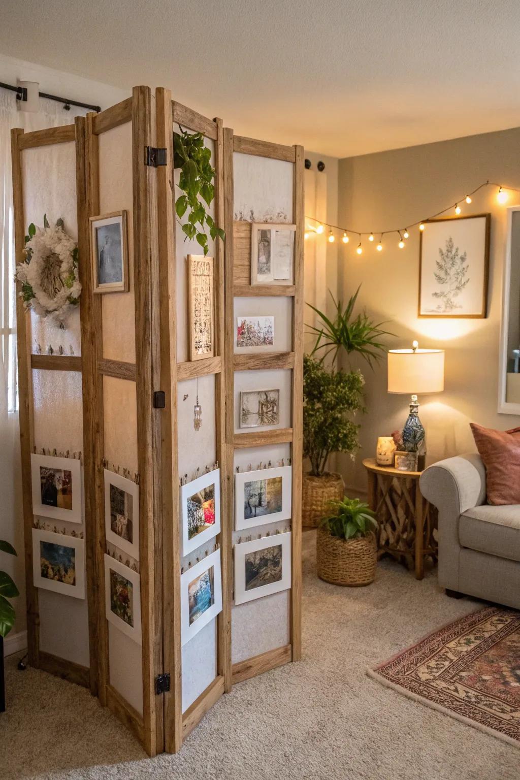 Embrace your creativity with a customizable DIY room divider.