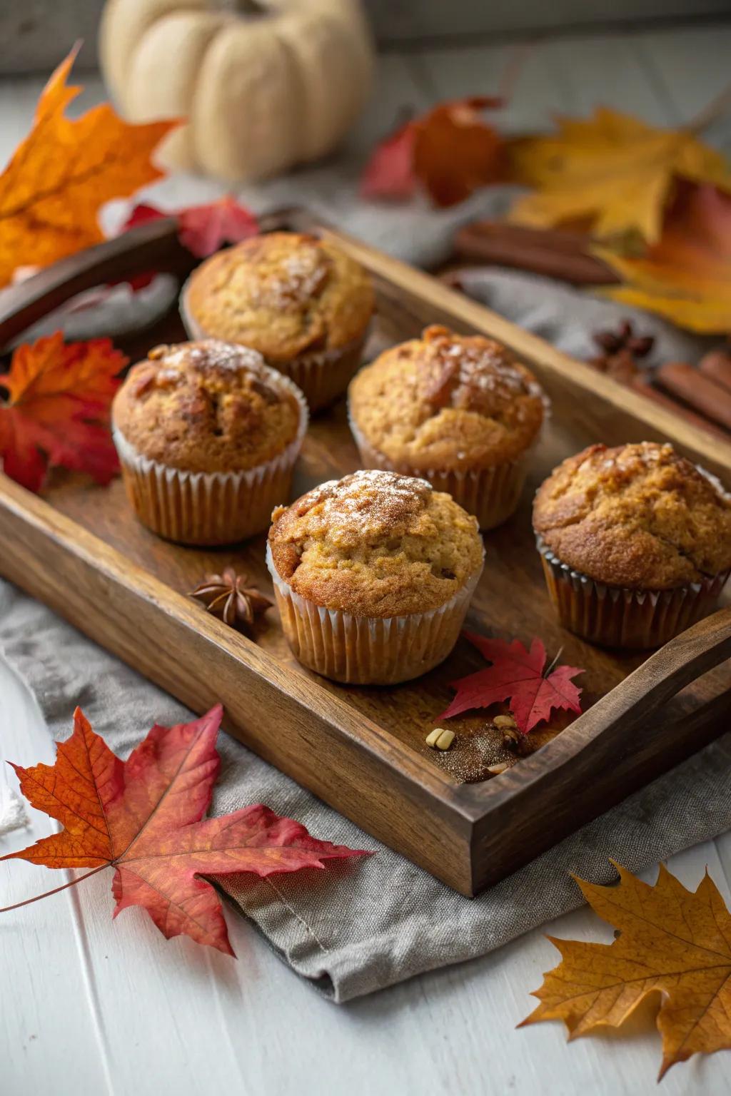 Squash spice sweets are an autumn favorite.