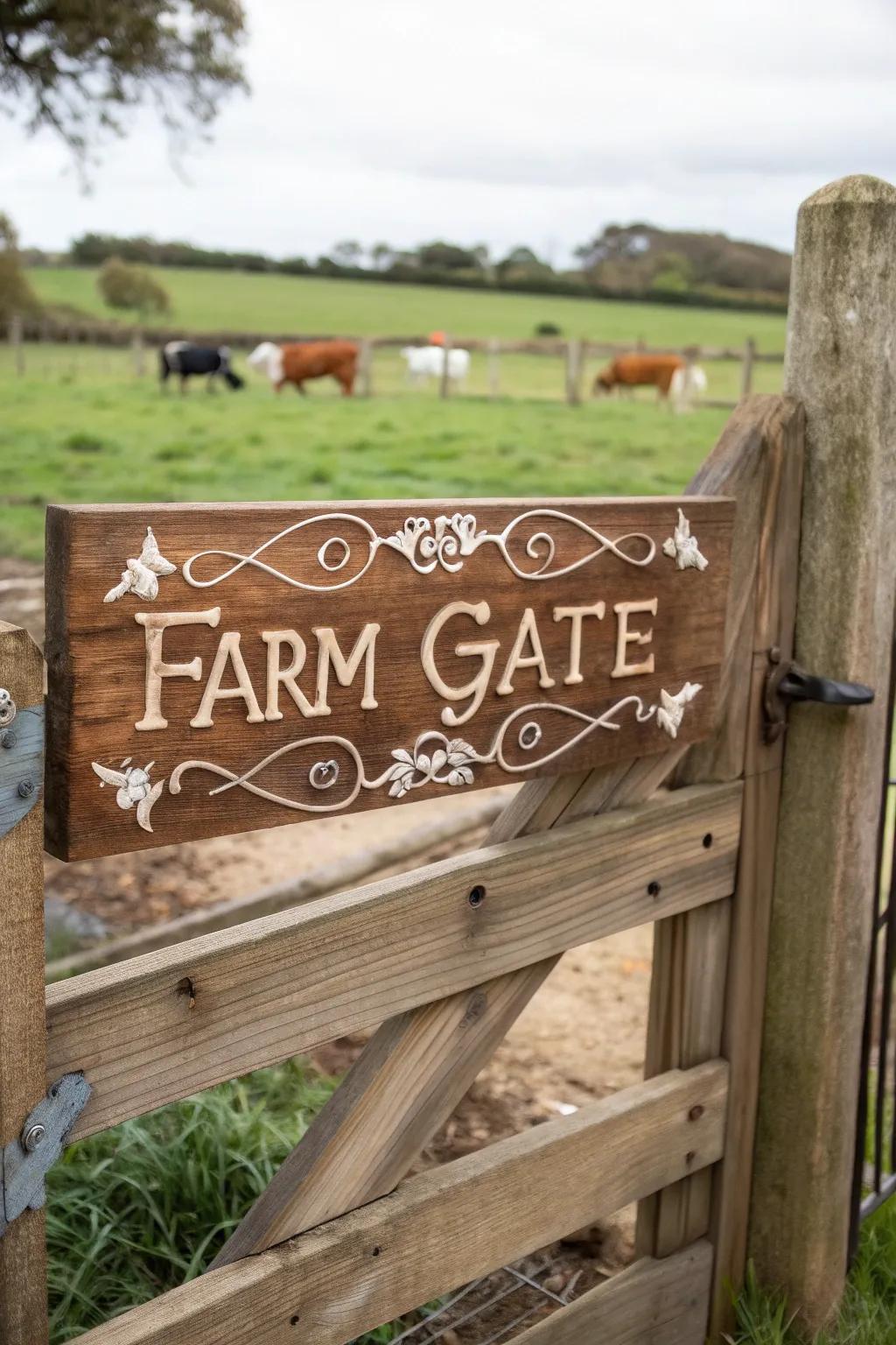 A personalized portal showcasing a bespoke farm indicator.