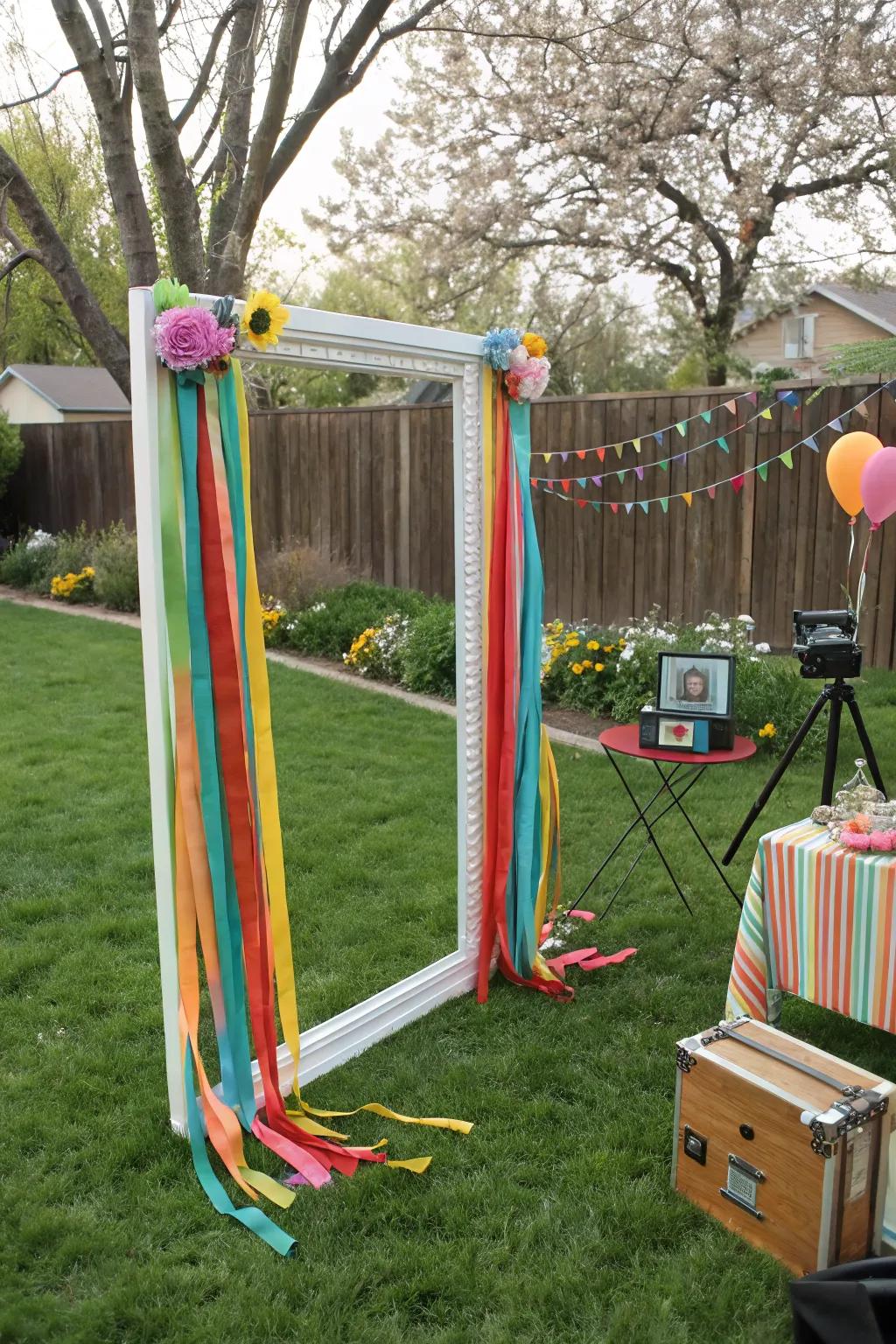 Craft a unique photo station for archiving joyous instances.
