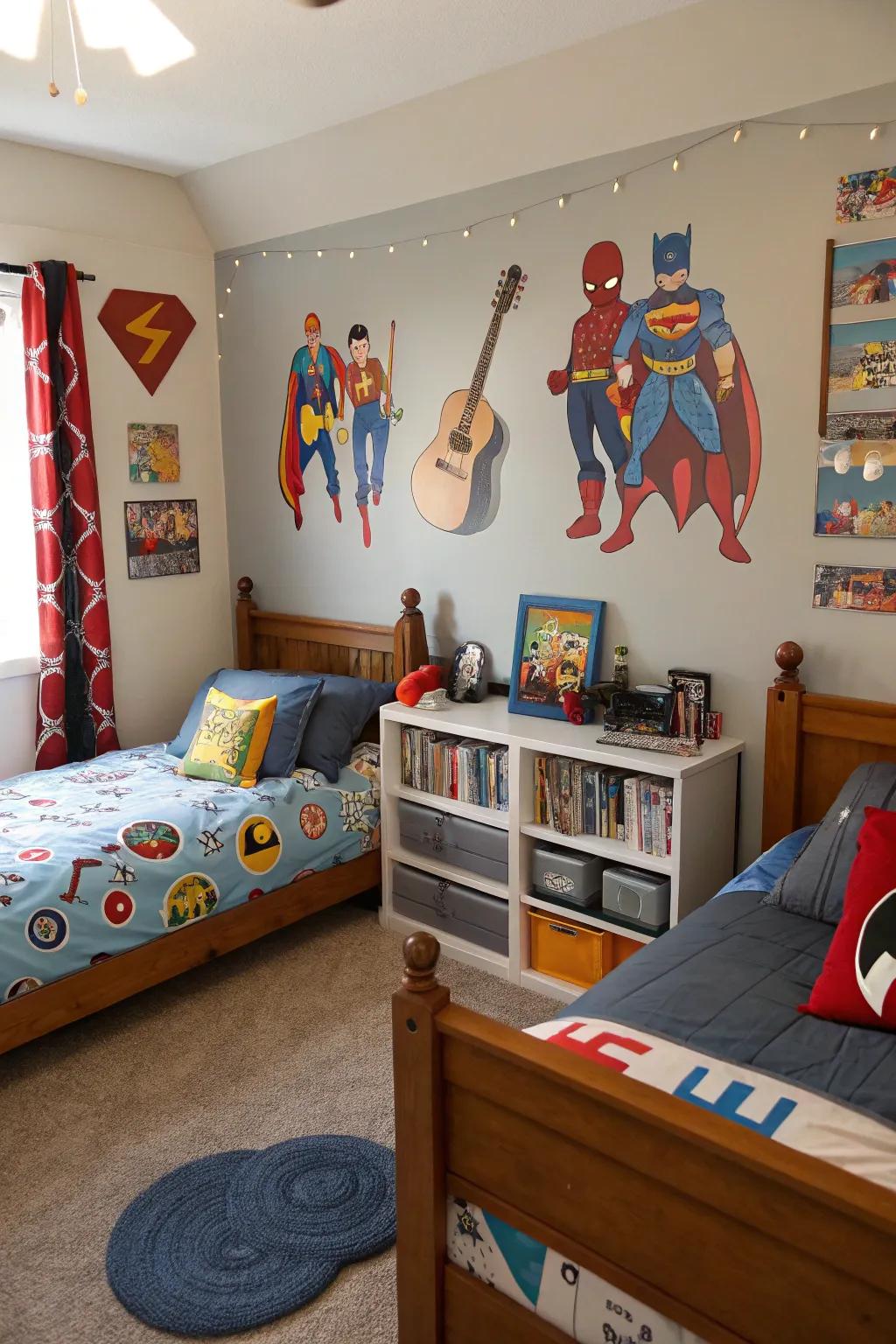 Personal touches help each area feel like a private getaway.