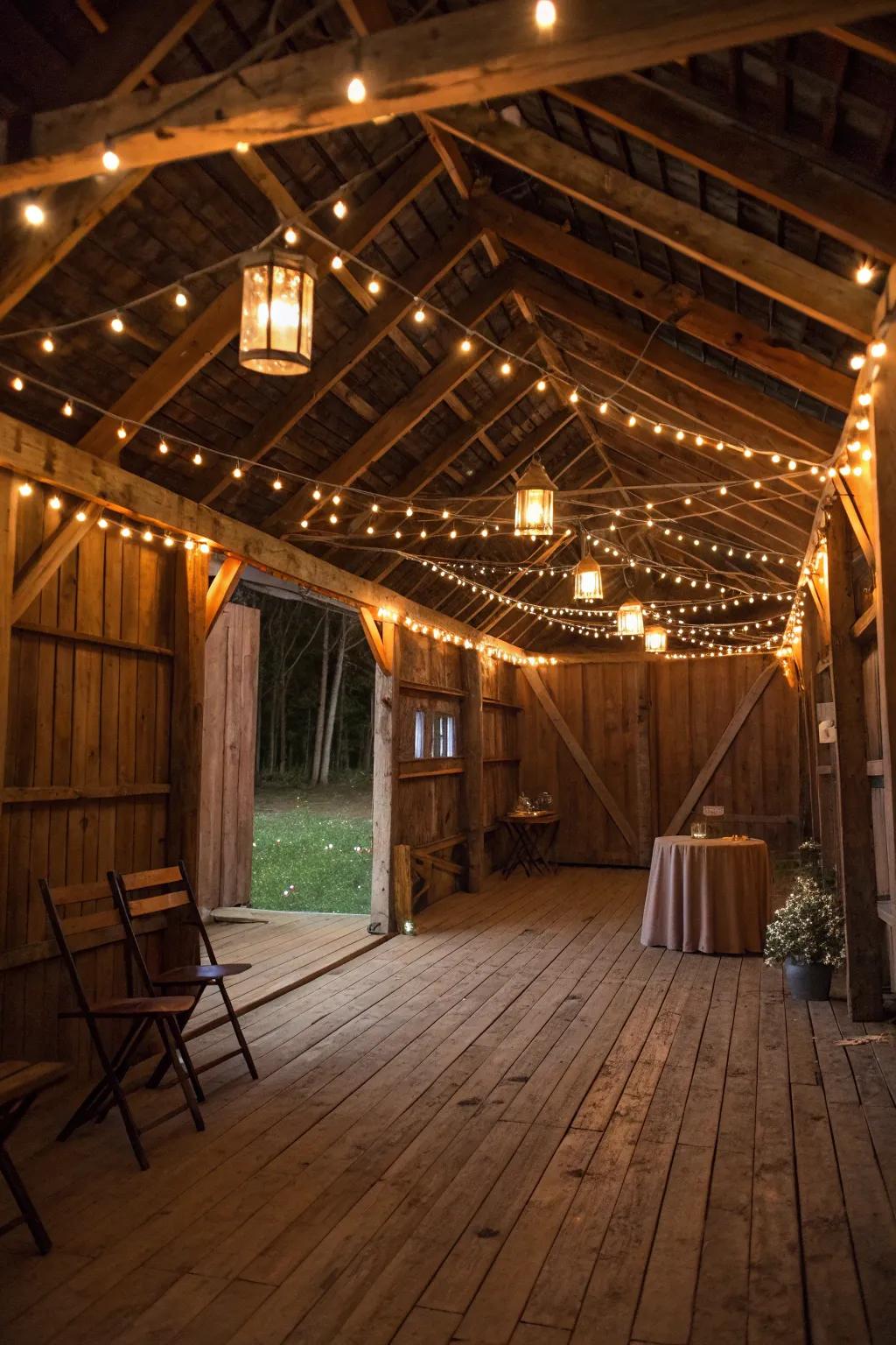 Gentle lighting fosters a cozy and welcoming environment.