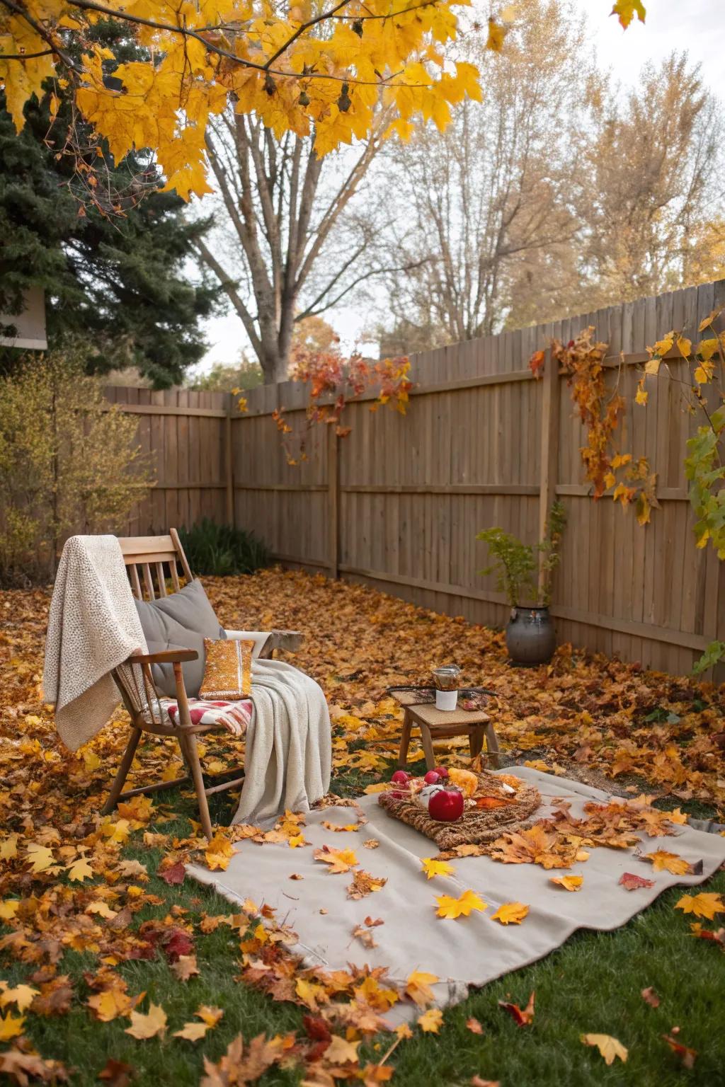 Autumn leaves animate nature's artistry.