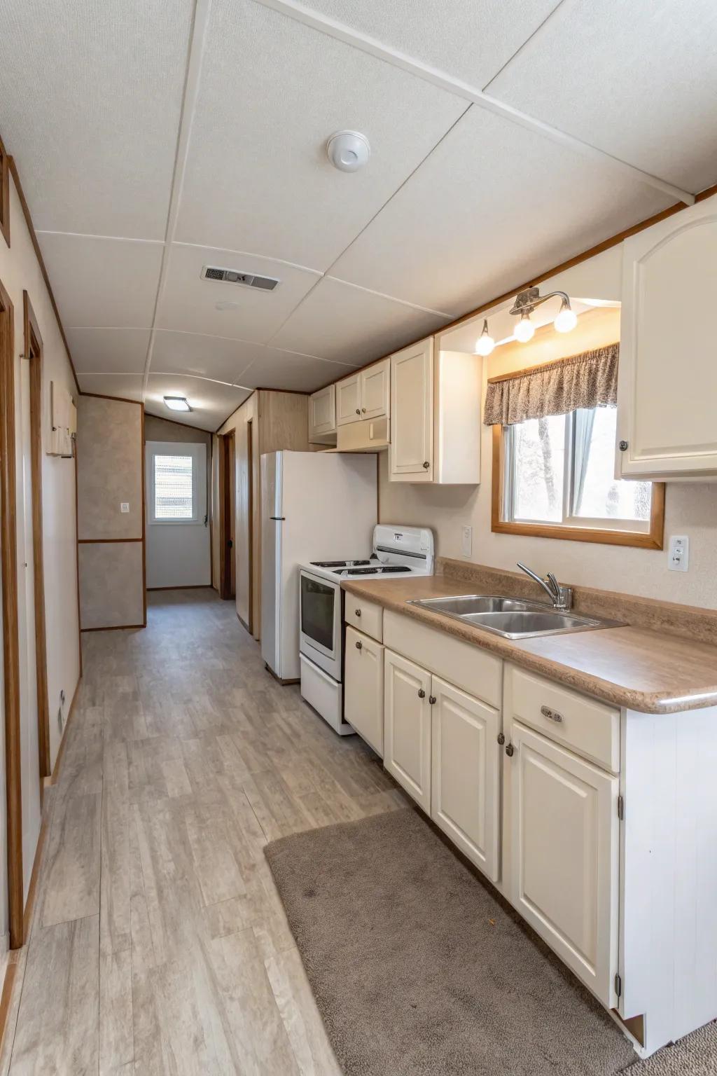 Achieve serenity with simple design.