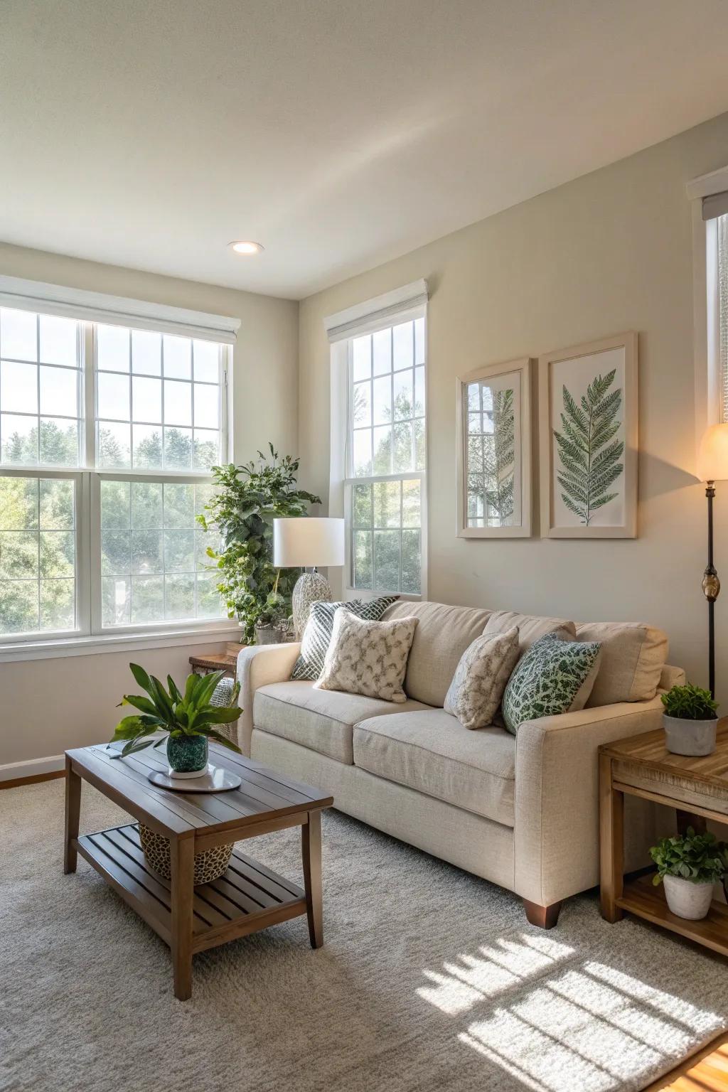 Light colors have the power to make small spaces feel much larger.