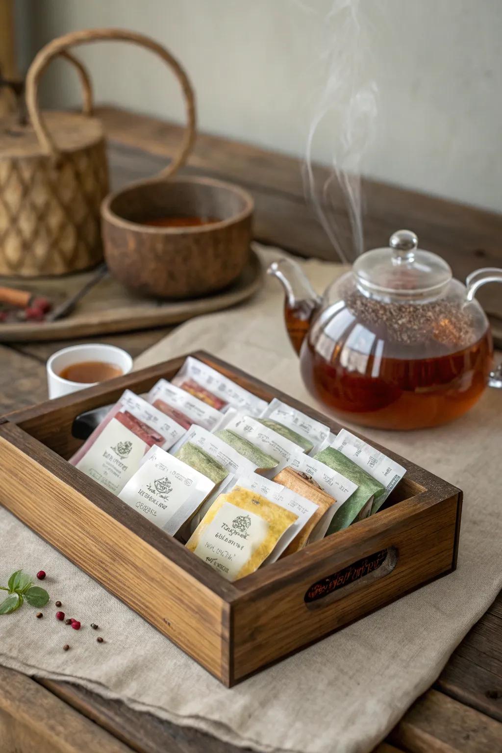 Relish the soothing results of different herbal teas.
