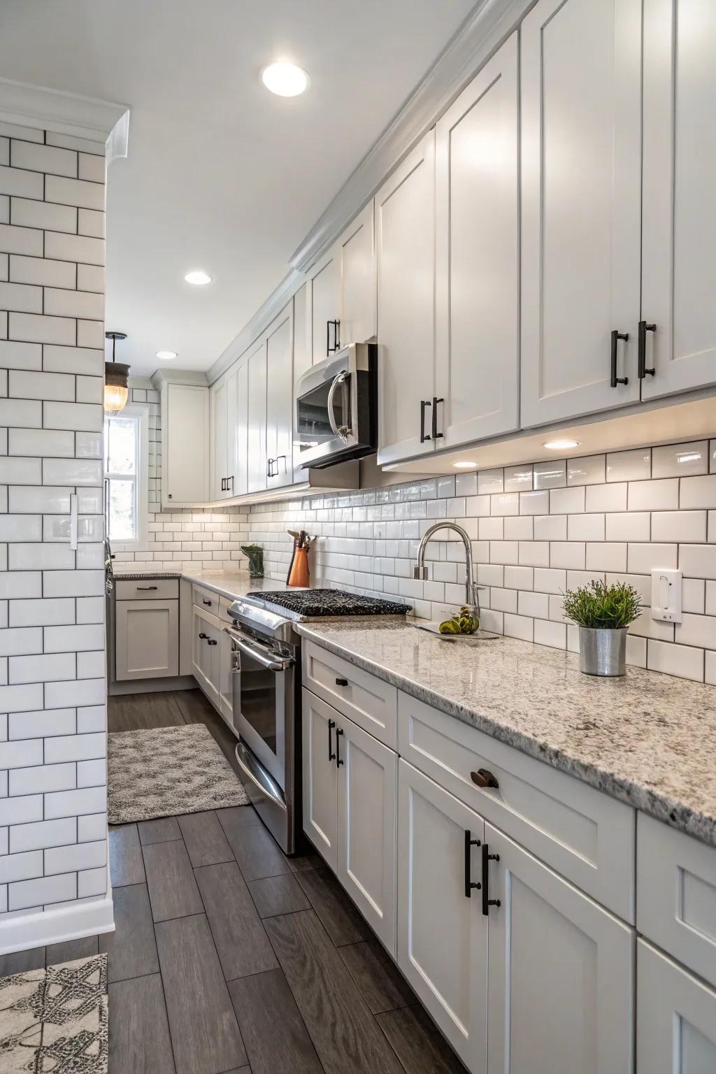 Vertical placement for a modern, refreshing touch.
