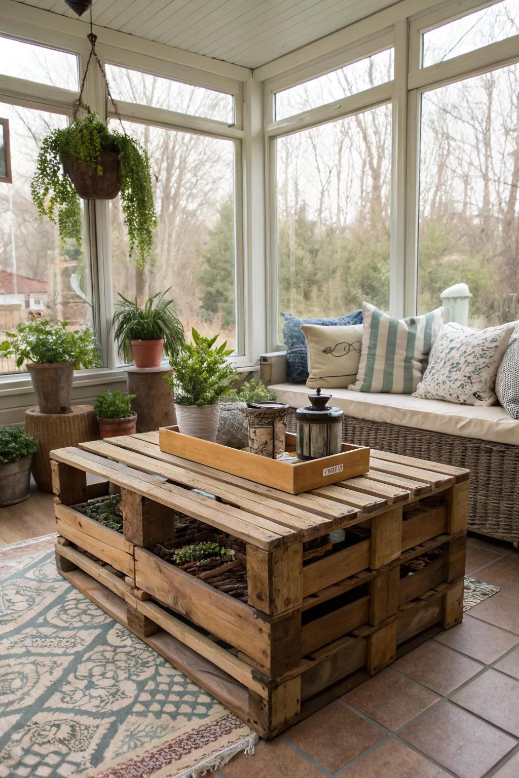 DIY furniture adds character and saves money.