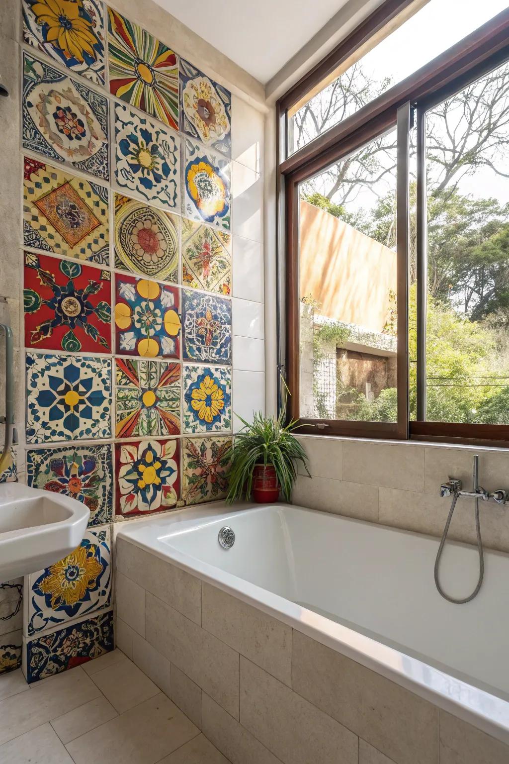 Turn your bathroom into a spa-like retreat with Andalusian ceramics.