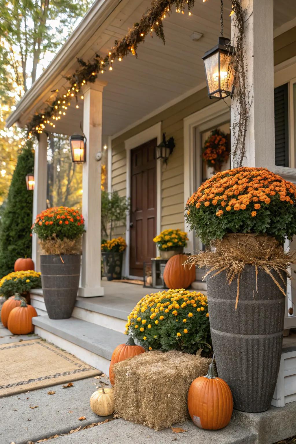 Seasonal swaps keep your veranda vibrant and welcoming.