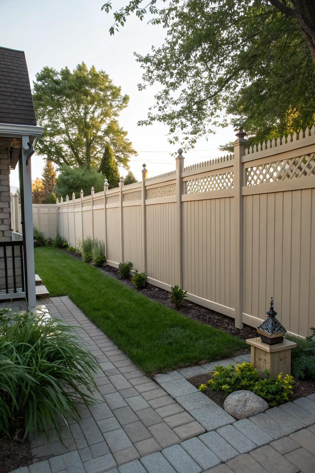 Privacy fences can be fashionable and practical.