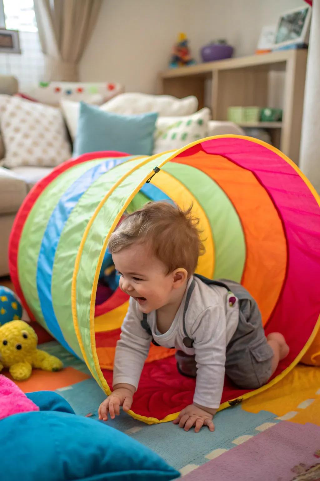 Make exciting pathways with playful tunnels.