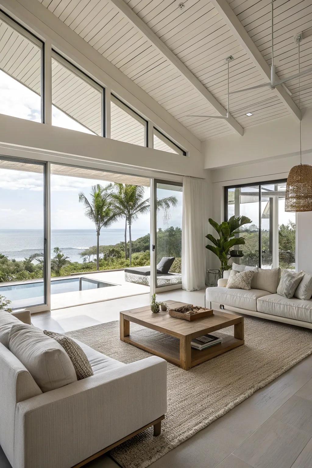 Contemporary style elevates any vacation home's ambiance.