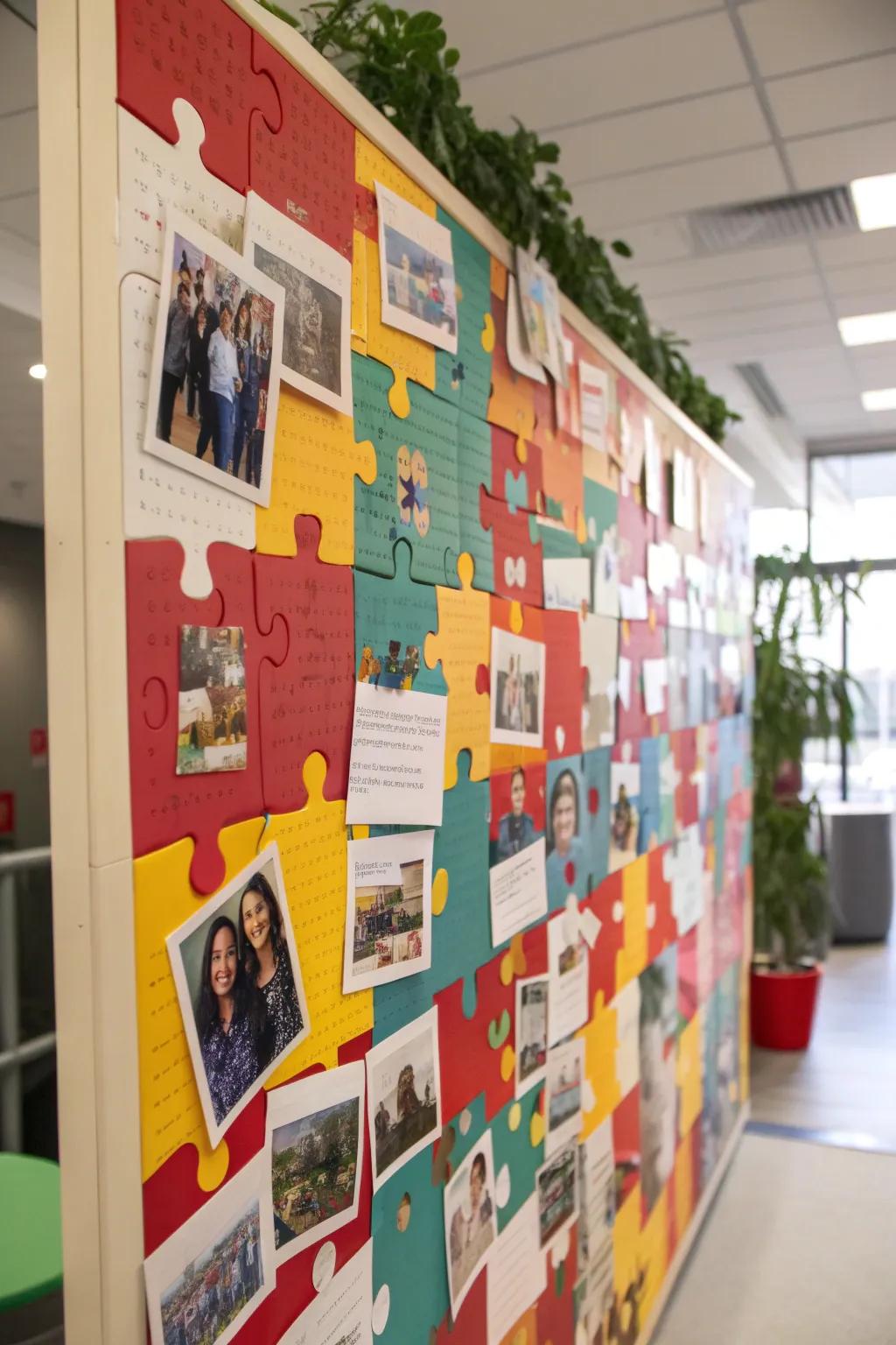 Each puzzle piece brings the team closer together.