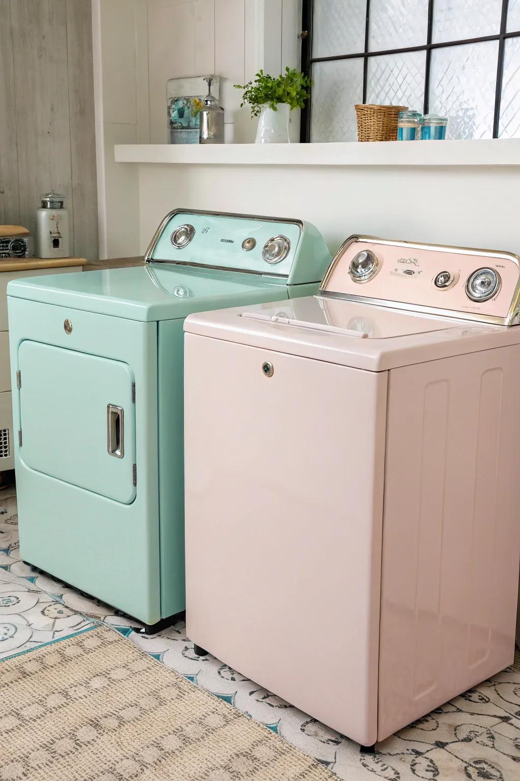 Classic-style appliances that merge retro aesthetics with modern practicality.