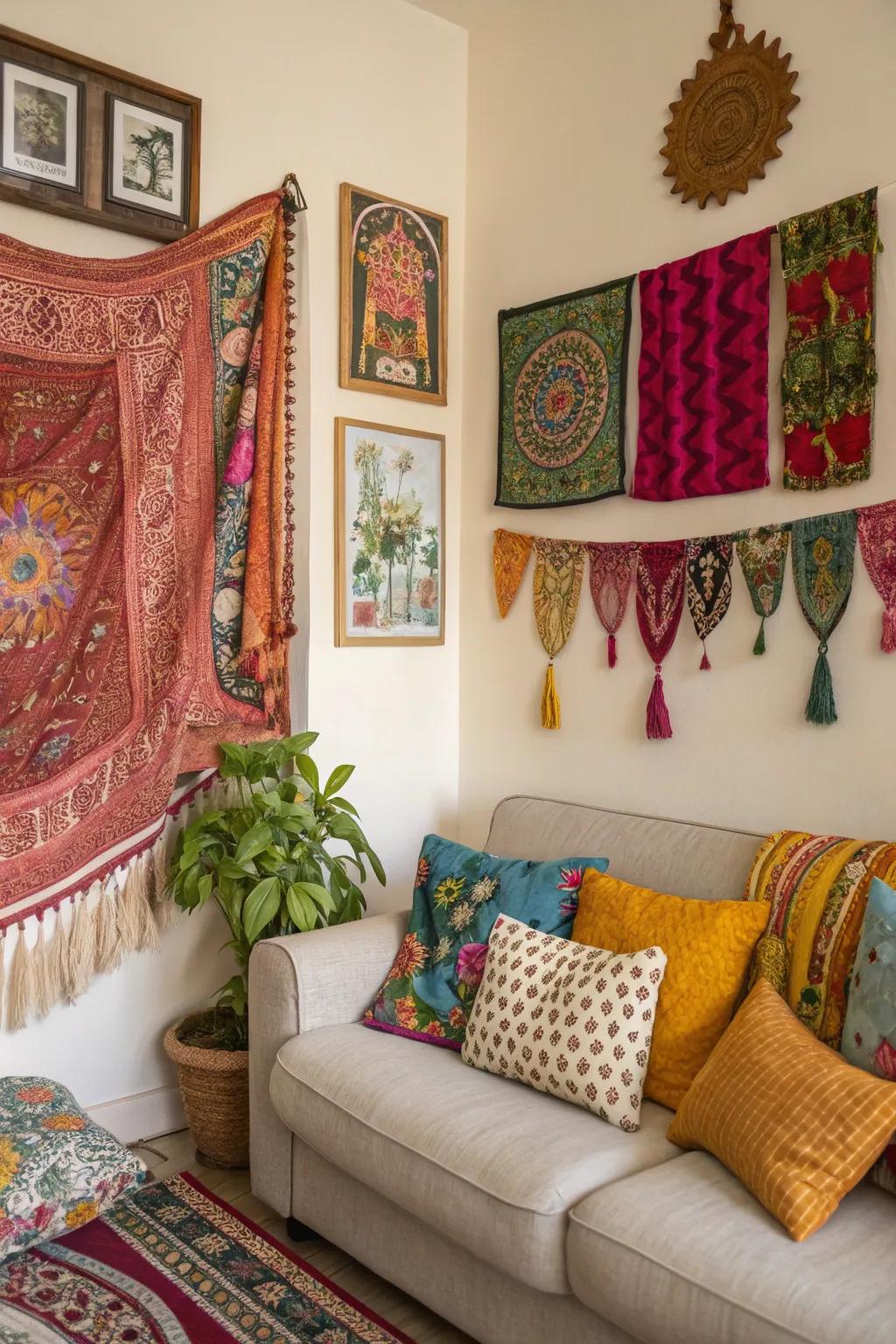 Textiles bring feel and warmth to your decor.