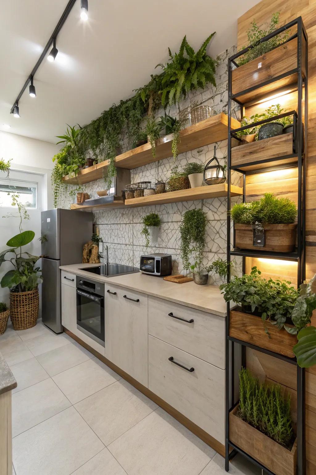 Plant life brings a breath of fresh air to your living space.