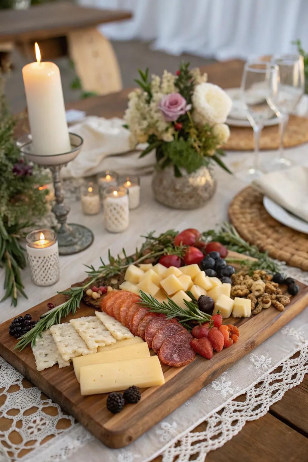 Botanicals and verdant accents add an organic touch and fragrance.