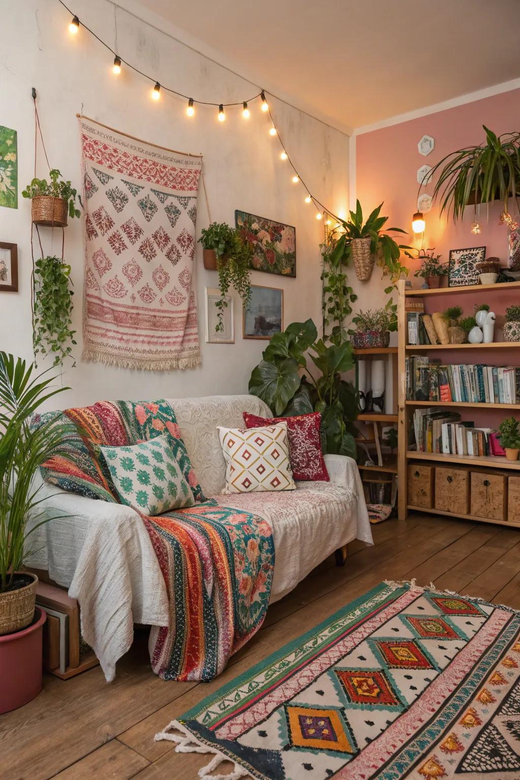 A free-spirited zone alive with color and inspiration.