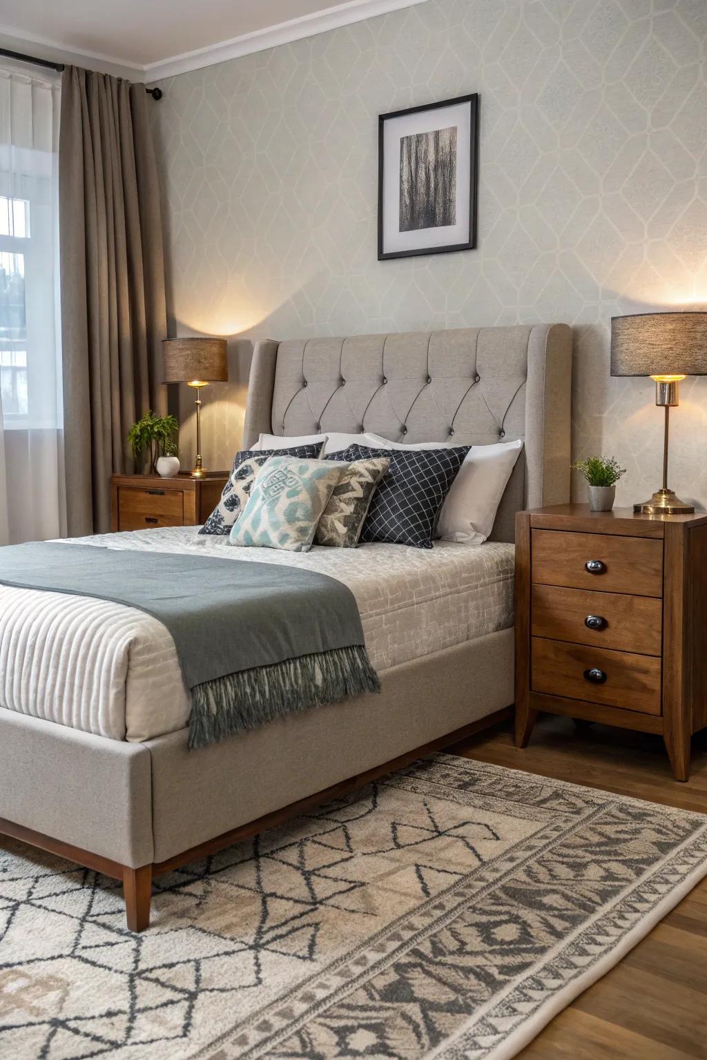 Adaptable furniture pieces guarantee both style and utility.